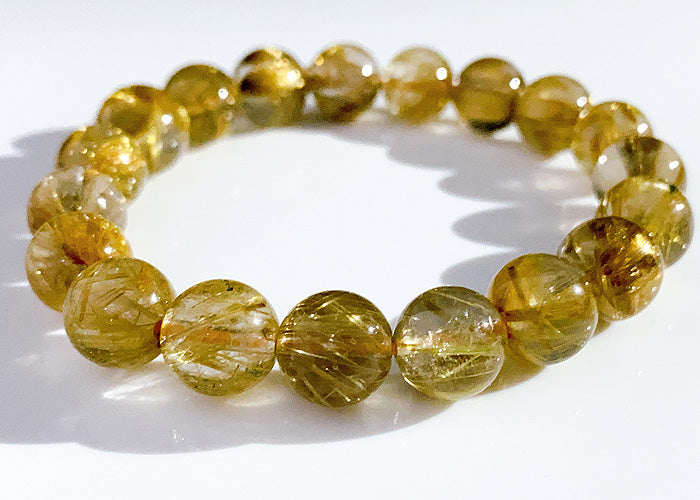 【1点物】ルチルクオーツ ブレスレット AAAA No.9 10mm