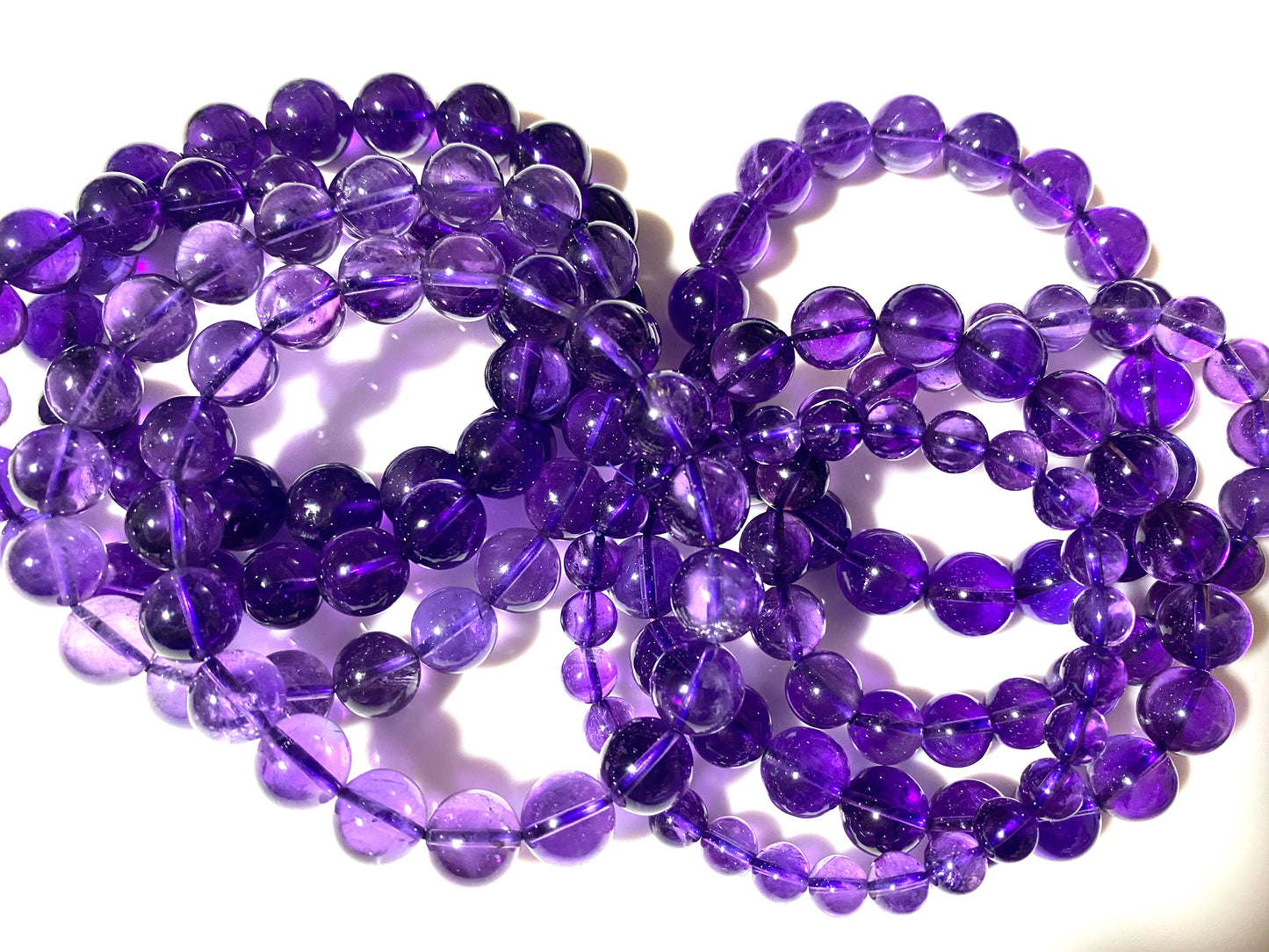 ライトカラーアメジストAAAAA ブレスレット