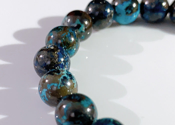 【1点物】クリソコラ ブレスレット No.1 AAA 8mm