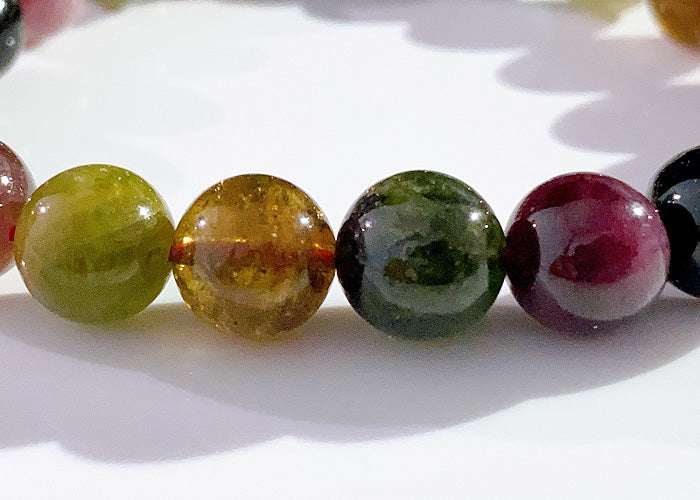 【1点物】ミックストルマリン ブレスレット AA+ No.3 9.5mm