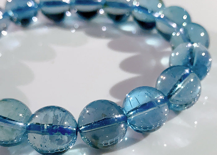 【1点物】ブルートパーズ ブレスレット No.5 11mm