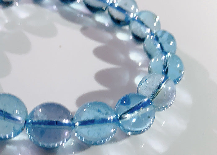 【1点物】ブルートパーズ ブレスレット No.3 11mm