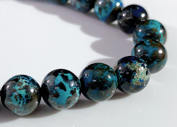 【1点物】クリソコラ ブレスレット No.2 AAA 8mm