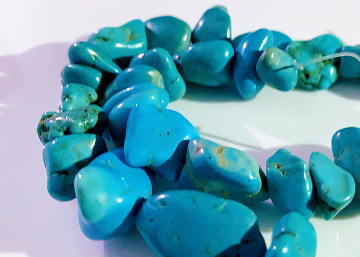 アリゾナ産ターコイズ タンブル 一連