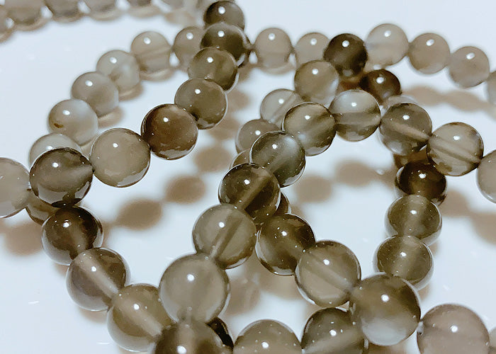 グレイムーンストーン AAA ブレスレット 8mm