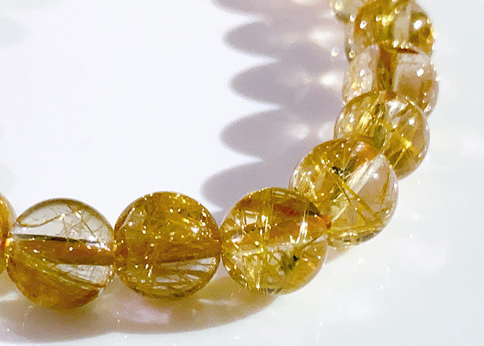 【1点物】ルチルクオーツ ブレスレット AAAA No.8 8mm