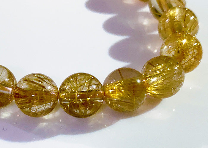 【1点物】ルチルクオーツ ブレスレット AAAA No.3 8mm