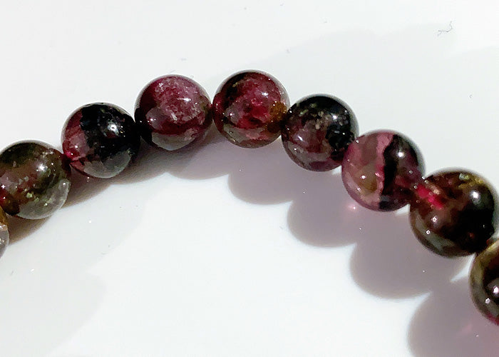 【1点物】ピンクバイカラートルマリン ブレスレット AAA No.2 8mm